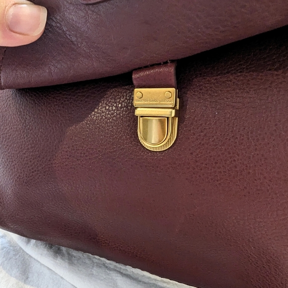 MARC by Marc Jacobs Irina KMJ Red and Wineberry Handbag Purse - Picture 9 of 9